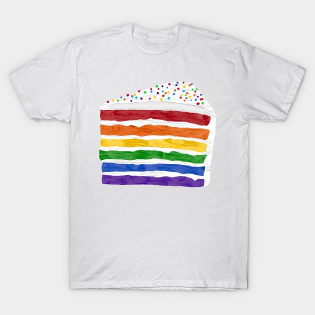 rainbow cake T-Shirt by smileyfriend